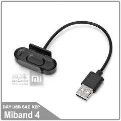 Cáp sạc kẹp USB cho Xiaomi Miband 4