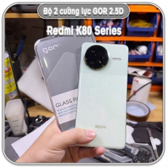 Cường lực Redmi K80 Series, GOR trong 2.5D bộ 2 miếng