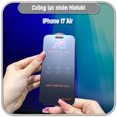 Cường lực Mletubl cho iPhone 17 Pro - 17 Pro Max - iPhone Air, nhám hạn chế vân tay Full viền Đen
