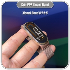 Bộ 4 miếng dán PPF Xiaomi Band 8, trong suốt