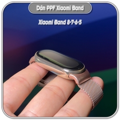 Bộ 4 miếng dán PPF Xiaomi Band 8, trong suốt