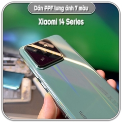 Dán lưng Xiaomi 14 Series, PPF trong / nhám / 7 màu