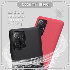 Ốp lưng cho Xiaomi 11T - 11T Pro Frosted Shield nhựa PC cứng Nillkin , Vân nhám , chống vân tay