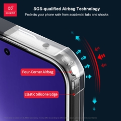 Ốp chống sốc Xundd Poco F7 - Redmi Turbo 4 Pro, lưng PC không bị ố vàng