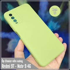 Ốp lưng cho Xiaomi Redmi 9T - Redmi Note 9 4G Choice viền vuông dẻo lót nhung che camera