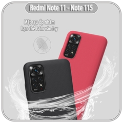 Ốp lưng cho Xiaomi Redmi Note 11 - Note 11S Frosted Shield nhựa PC cứng Nillkin , nhám hạn chế vân tay - hàng nhâp khẩu