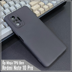 Ốp lưng TPU nhám dẻo cho Xiaomi Redmi Note 10 Pro, che Camera