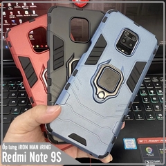 Ốp lưng cho Xiaomi Redmi Note 9S - Note 9 Pro iRON - MAN IRING Nhựa PC cứng viền dẻo chống sốc