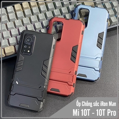 Ốp lưng cho Xiaomi Mi 10T - Mi 10T Pro 5G iRON - MAN Nhựa PC cứng viền dẻo chống sốc