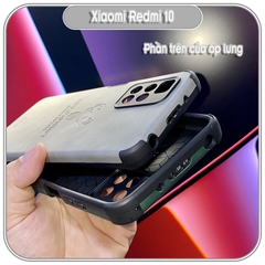 Ốp lưng cho Xiaomi Redmi 10 da hươu 4 góc chống sốc