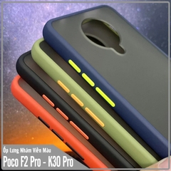 Ốp lưng cho Poco F2 Pro - Redmi K30 Pro - K30 Ultra trong nhám viền màu