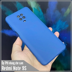 Ốp lưng cho Redmi Note 9S - Note 9 Pro, nhựa TPU dẻo màu lót nhung che camera