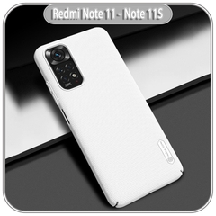 Ốp lưng cho Xiaomi Redmi Note 11 - Note 11S Frosted Shield nhựa PC cứng Nillkin , nhám hạn chế vân tay - hàng nhâp khẩu