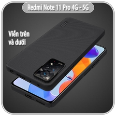 Ốp lưng cho Redmi Note 11 Pro - Note 12 Pro 4G Frosted Shield nhựa PC cứng Nillkin , Vân nhám , chống vân tay