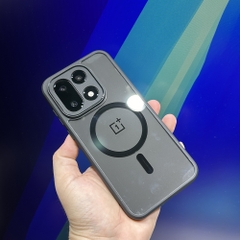 Ốp trong viền đen cho Oneplus 15, có nam châm sạc từ tính