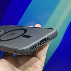 Ốp trong viền đen cho Oneplus 15, có nam châm sạc từ tính