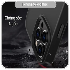 Ốp lưng cho iPhone 14 Pro Max nhám viền màu Likgus