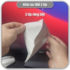 Khăn iGiẻ 2 lớp siêu mịn cho điện thoại, máy tính bảng, đồng hồ