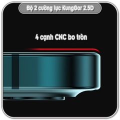 Bộ 2 Cường lực KungGor cho Xiaomi 17 Max, trong không viền đen