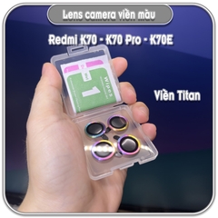 Dán lens camera Redmi K70 - K70 Pro - K70E, viền màu