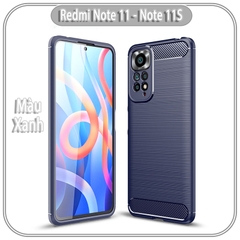 Ốp lưng Xiaomi Redmi Note 11 - Note 11S, vân phay xước, hạn chế bám vân tay, 4 góc chống sốc