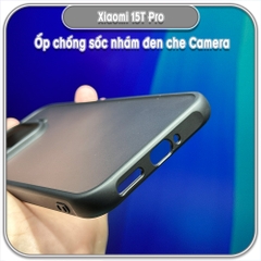 Ốp lưng chống sốc nhám đen che camera cho Xiaomi 15T Pro