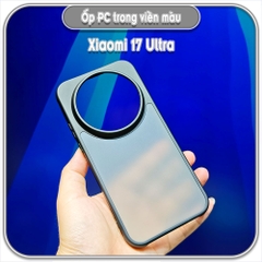 Ốp chống sốc cho Xiaomi 17 Ultra, nhám lưng PC không ố vàng