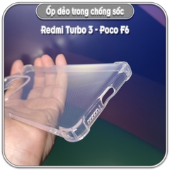 Ốp dẻo trong cho Poco F6 - Redmi Turbo 3, che camera