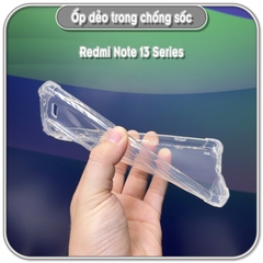 Ốp dẻo trong cho Redmi Note 13 - 13 Pro - 13 Pro Plus, che camera