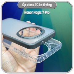 Ốp chống sốc cho Honor Magic 7 Pro, wlons lưng PC không ố vàng