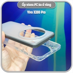 Ốp chống sốc cho Vivo X200 Pro, wlons lưng PC không ố vàng