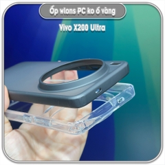 Ốp chống sốc cho Vivo X200 Ultra, wlons lưng PC không ố vàng