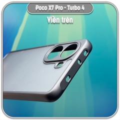 Ốp lưng chống sốc Redmi Turbo 4 - Poco X7 Pro, nhám đen che camera