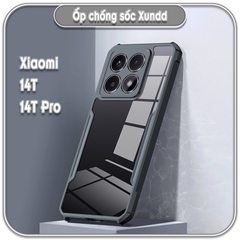 Ốp chống sốc Xundd Xiaomi 14T - 14T Pro, lưng PC không bị ố vàng
