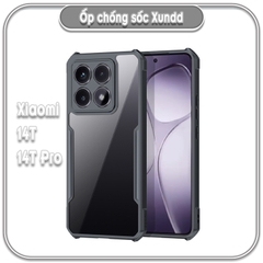 Ốp chống sốc Xundd Xiaomi 14T - 14T Pro, lưng PC không bị ố vàng