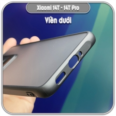 Ốp lưng chống sốc Xiaomi 14T - 14T Pro, nhám đen che camera