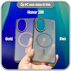 Ốp PC mỏng cho Honor 200, có nam châm sạc từ tính