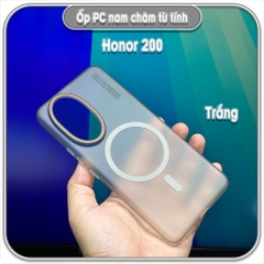 Ốp PC mỏng cho Honor 200, có nam châm sạc từ tính