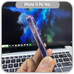 Ốp lưng cho iPhone 14 Pro Max Lưng trong - nhám viền màu LIKGUS