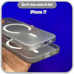 Ốp PC mỏng cho iPhone 17, có nam châm sạc từ tính