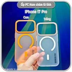Ốp PC mỏng cho Xiaomi 17 - 17 Pro - 17 Promax ,có nam châm sạc từ tính