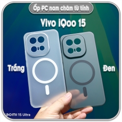 Ốp PC mỏng cho iQOO 15, có nam châm sạc từ tính