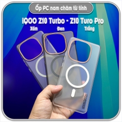 Ốp PC mỏng cho iQOO Z10 Turbo - Z10 Turbo Pro, có nam châm sạc từ tính