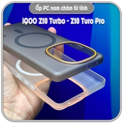 Ốp PC mỏng cho iQOO Z10 Turbo - Z10 Turbo Pro, có nam châm sạc từ tính