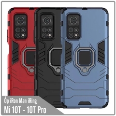 Ốp lưng cho Xiaomi Mi 10T - Mi 10T Pro iRON - MAN IRING Nhựa PC cứng viền dẻo chống sốc