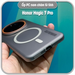 Ốp PC mỏng cho Honor Magic 7 Pro, có nam châm sạc từ tính