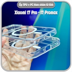 Ốp lưng TPU + PC có nam châm sạc từ tính cho Xiaomi 17 Pro - 17 Promax