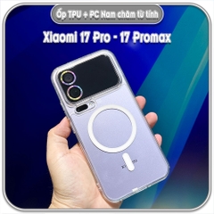 Ốp lưng TPU + PC có nam châm sạc từ tính cho Xiaomi 17 Pro - 17 Promax
