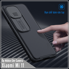 Ốp lưng cho Xiaomi Mi 11 Nillkin CamShield che camera