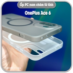 Ốp PC mỏng cho OnePlus Ace 6, có nam châm sạc từ tính